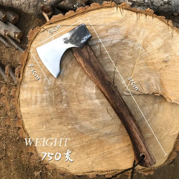 AIBODUO's Wood Refined Steel Forged  Axe