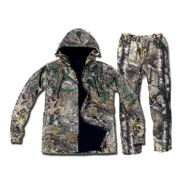 XIZOU's 4 PC Winter Bionic Camouflage Hunting Suit - Image 2