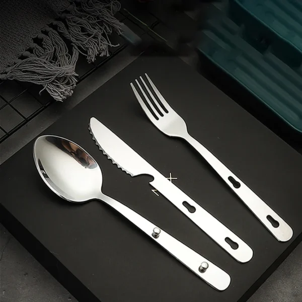 3pcs/set Stainless Steel Tableware - Image 2
