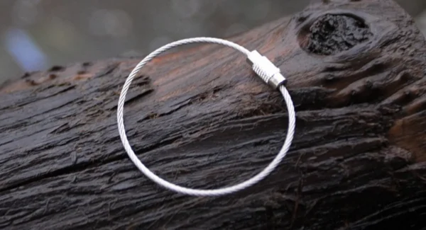 10PCS 15CM Stainless Steel Wire Rope