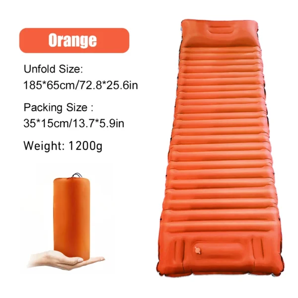 WESTTUNE's Inflatable Mattress with Pillow - Image 9