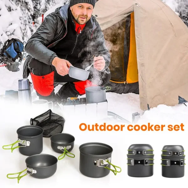 1 Set Ultralight  Cooking Pot Set