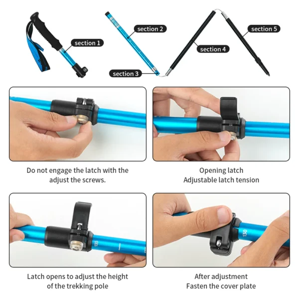 Naturehike's ST09 7075 aluminum trekking poles