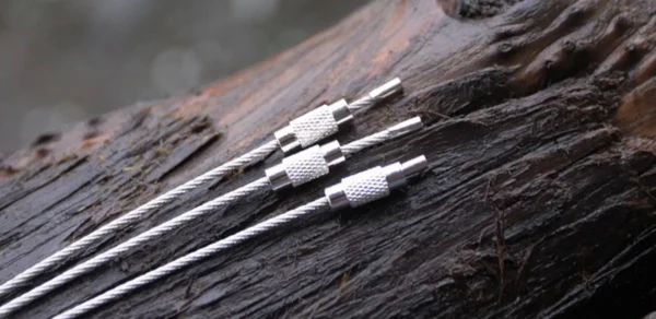 10PCS 15CM Stainless Steel Wire Rope