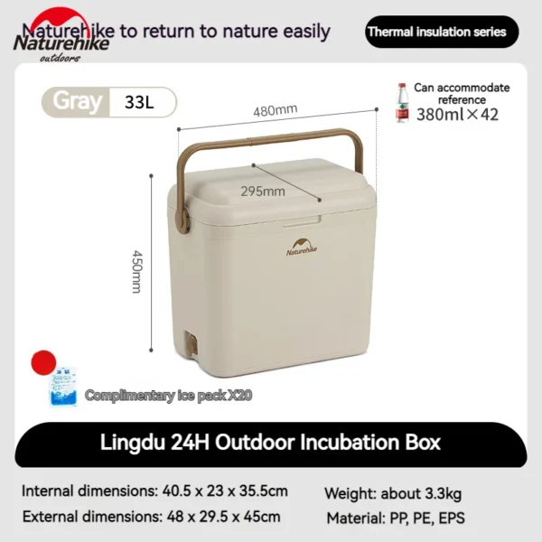 Naturehike's 13/24/33L Camping Cooler Box - Image 9