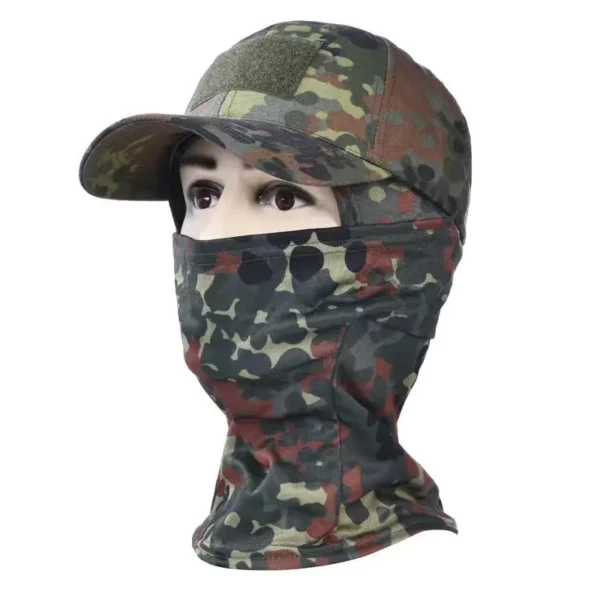 Military Hood Tactical Army Baseball Caps with matching Camouflage Balaclava - Image 15