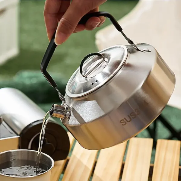 Stainless Steel Portable Coffee Kettle - Image 3