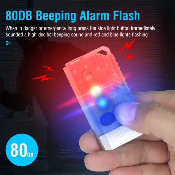 BORUiT's V10 EDC Keychain LED Flashlight