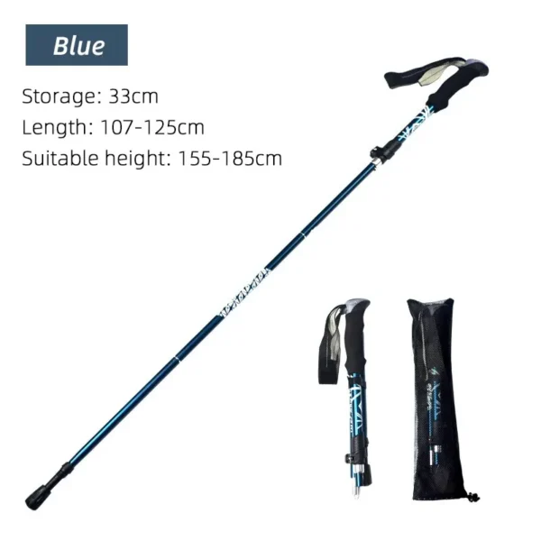 5 Section Folding Trekking Pole - Image 6