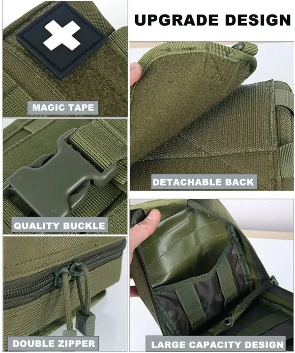 IFAK Molle's Tactical Military First Aid Kit With Equipment and Medical Supplies - Image 3