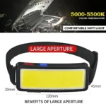 MZY'S COB LED Headlamp - Image 3