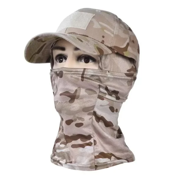 Military Hood Tactical Army Baseball Caps with matching Camouflage Balaclava - Image 14