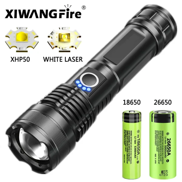 XIWANGFIRE's USB Rechargeable LED Flashlight