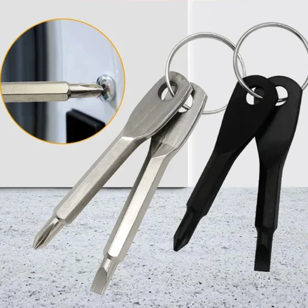 Keychain Cross Screw Driver