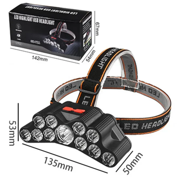 KENSUN 11 LED Headlamp - Image 6