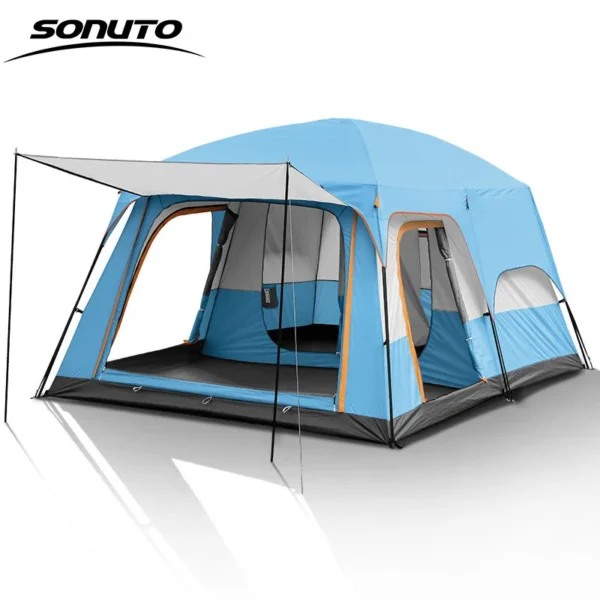 Sonuto's 3-12 Person Oversize 2 Rooms Tent