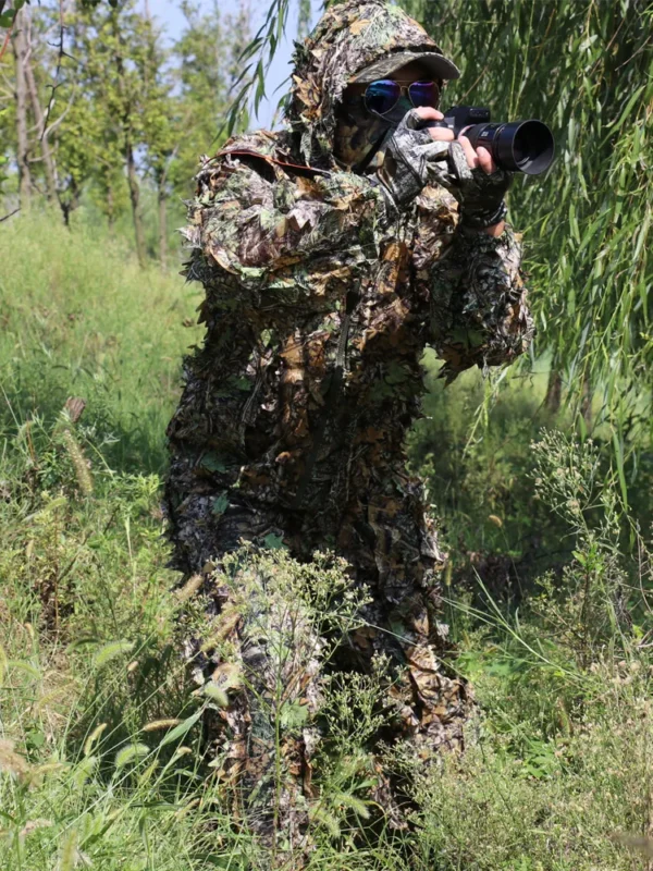 Breathable Camouflage Hunting ghillie suit 6 in 1 - Image 4