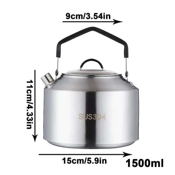 Stainless Steel Portable Coffee Kettle - Image 8