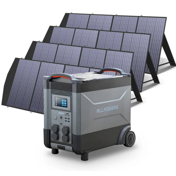 ALLPOWERS Power Station 110V / 230V Solar panel (SP033), 3600Wh 4000W Expandable Battery with 2000W Solar input - Image 10