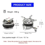 Widesea's Burner 8800W Gas Stove - Image 3