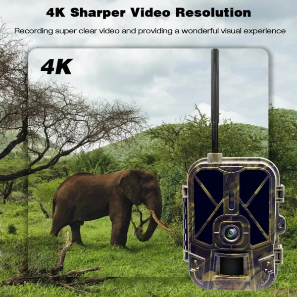 SUNTEKCAM's 4K Live Stream Trail Camera 4G  30MP HC940PROLI - Image 6