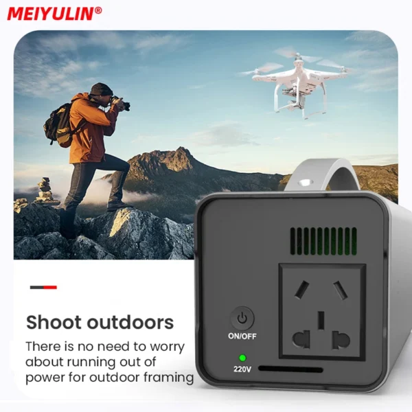 MEIYULIN's 220V 200W Solar Power Station 32000mAh - Image 7