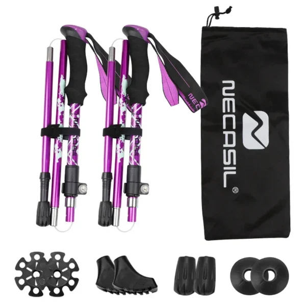 2pcs Folding Trekking Poles - Image 11