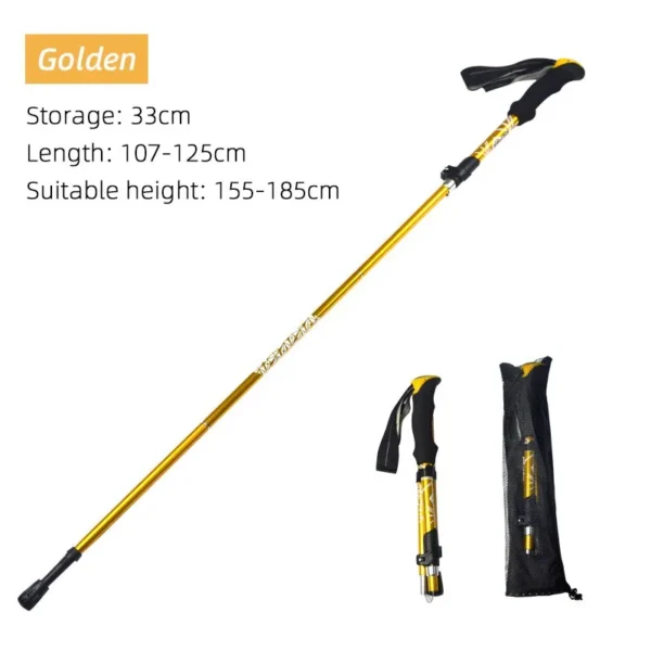 5 Section Folding Trekking Pole - Image 7