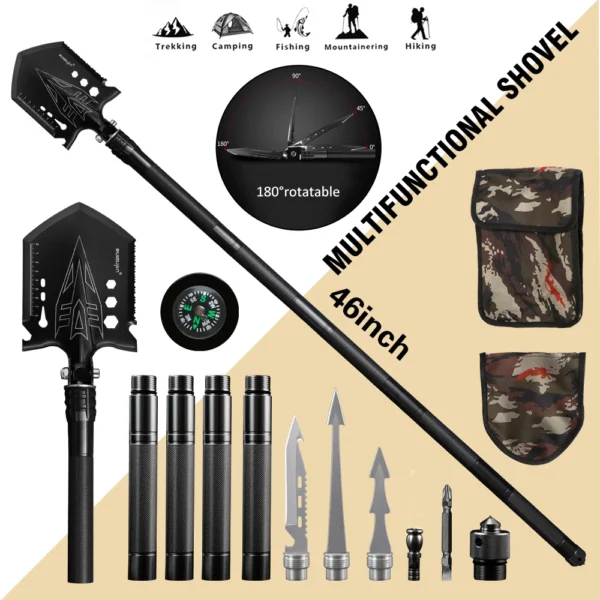 RUIGUAN's Multifunctional Shovel Ice Axe