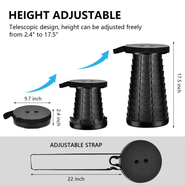 Telescopic Retractable Stool
