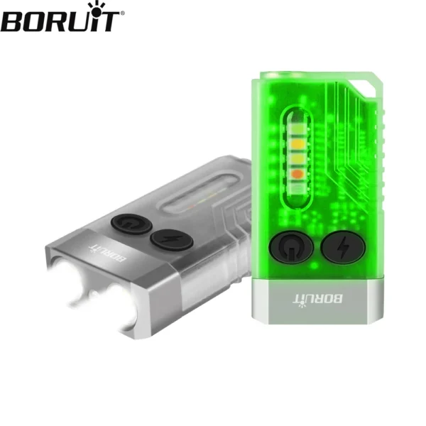BORUiT's V10 EDC Keychain LED Flashlight