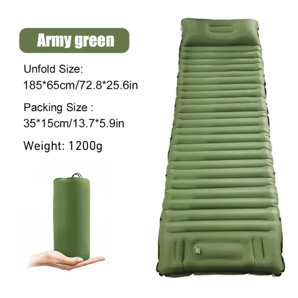 WESTTUNE's Inflatable Mattress with Pillow - Image 11