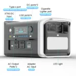 CTOLITY's 1000W Portable Power Station, 1024Wh Backup Lifepo4 Battery,320000mAh Solar - Image 7