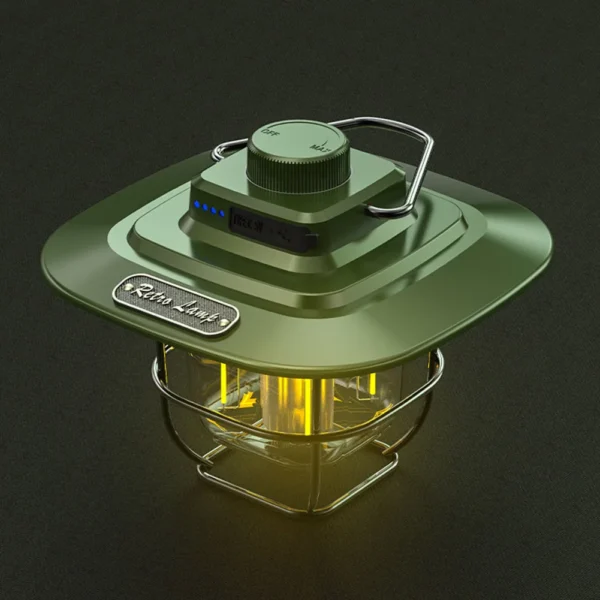 LED Camping Waterproof Lantern 4500mAh Rechargeable