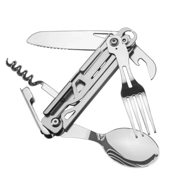Multifunctional EDC folding Tableware