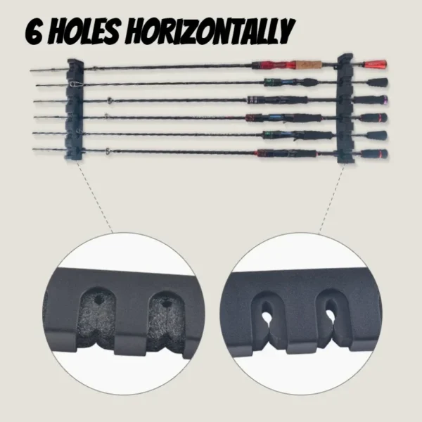 GEONYIEEK's Fishing Rod Holders 6-Rod Rack - Image 4