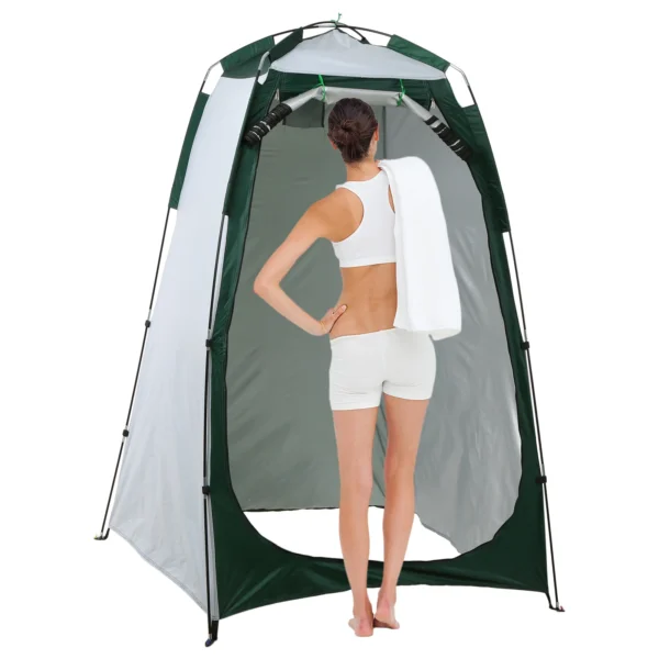 Portable Beach Shower Shelter with Window - Image 2