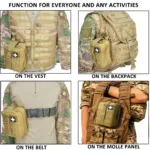 IFAK Molle's Tactical Military First Aid Kit With Equipment and Medical Supplies - Image 6