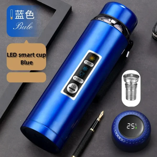 Stainless Steel LED Temperature Display Vacuum Flask - Image 11