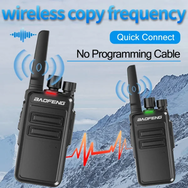 BAOFENG's 2/4 PCS AR-12 Mini UHF Two Way Radio - Image 3