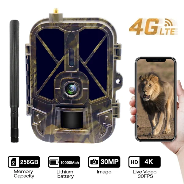 SUNTEKCAM's 4K Live Stream Trail Camera 4G  30MP HC940PROLI - Image 4