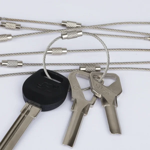 10PCS 15CM Stainless Steel Wire Rope