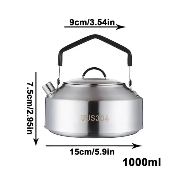 Stainless Steel Portable Coffee Kettle - Image 7
