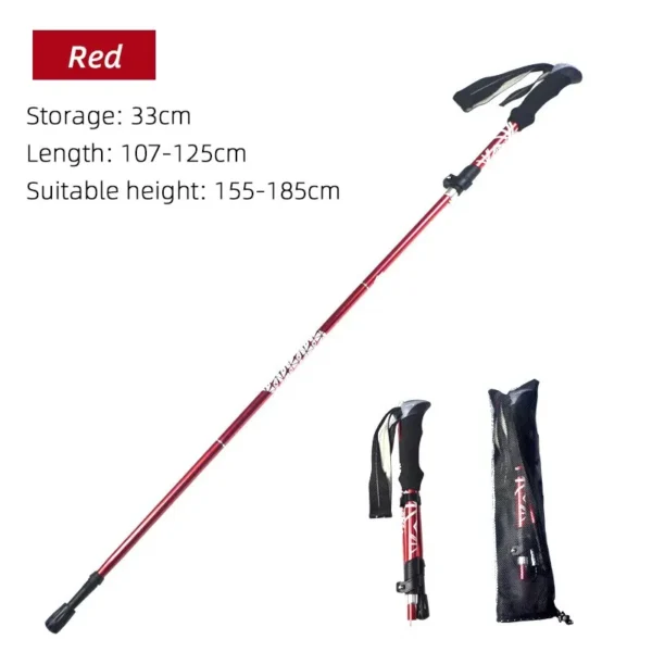 5 Section Folding Trekking Pole - Image 5