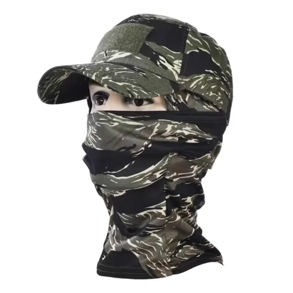 Military Hood Tactical Army Baseball Caps with matching Camouflage Balaclava - Image 16