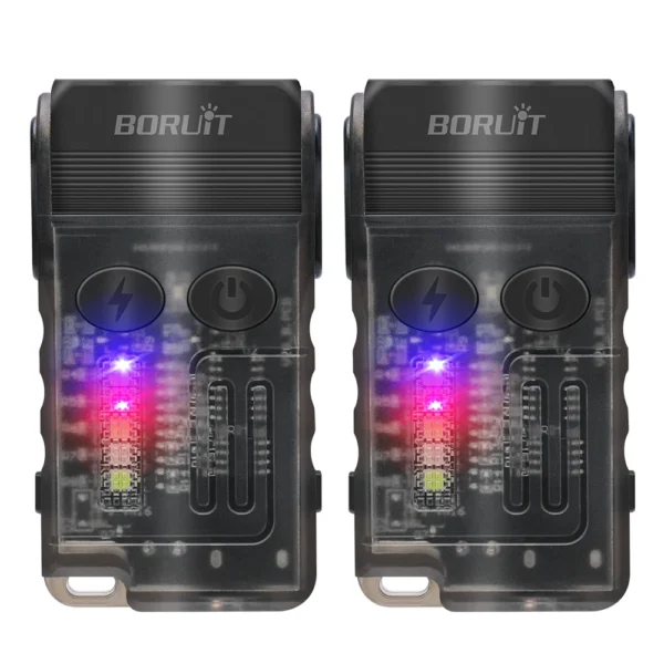 BORUIT's V20 EDC LED Keychain Flashlight - Image 11