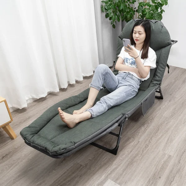Folding Siesta Recliner Bed Cot - Image 2