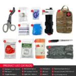 IFAK Molle's Tactical Military First Aid Kit With Equipment and Medical Supplies - Image 10