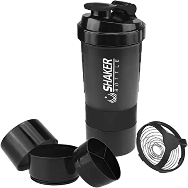 Protein Shaker Cup with Powder Storage Containe