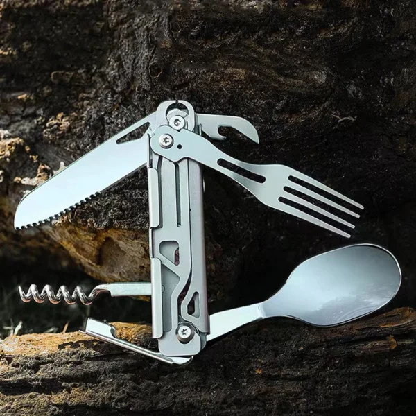 Multifunctional EDC folding Tableware